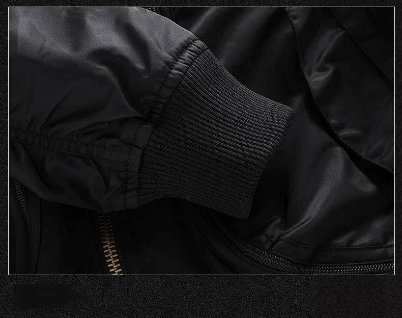 LΛWLΞSS MA-1 Bomber Jacket - Retro Oversized Baseball Coat