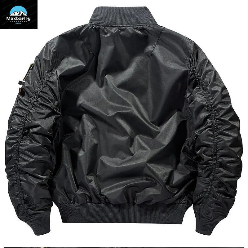 LΛWLΞSS MA-1 Bomber Jacket - Retro Oversized Baseball Coat