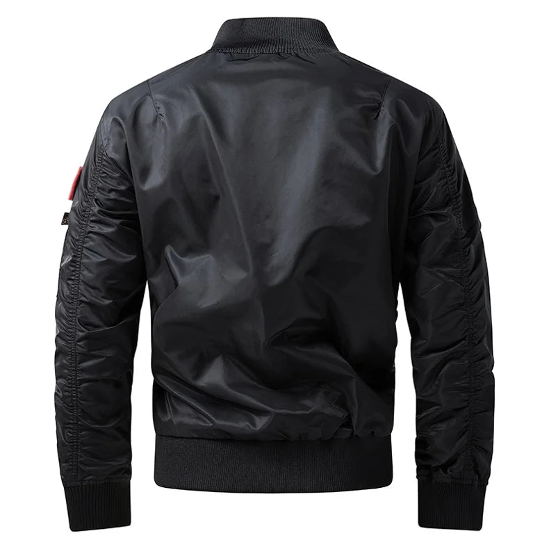 LΛWLΞSS MA-1 Bomber Jacket - Retro Oversized Baseball Coat