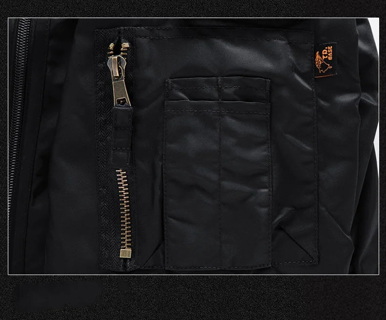 LΛWLΞSS MA-1 Bomber Jacket - Retro Oversized Baseball Coat