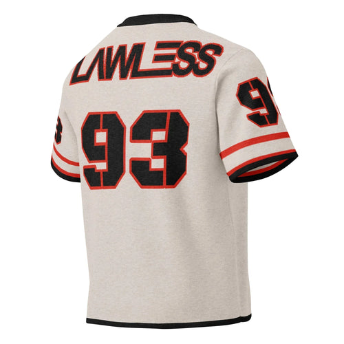 LAWLESS 93 Knitted Classic Tee | Premium Jacquard Knit - LΛWLΞSS